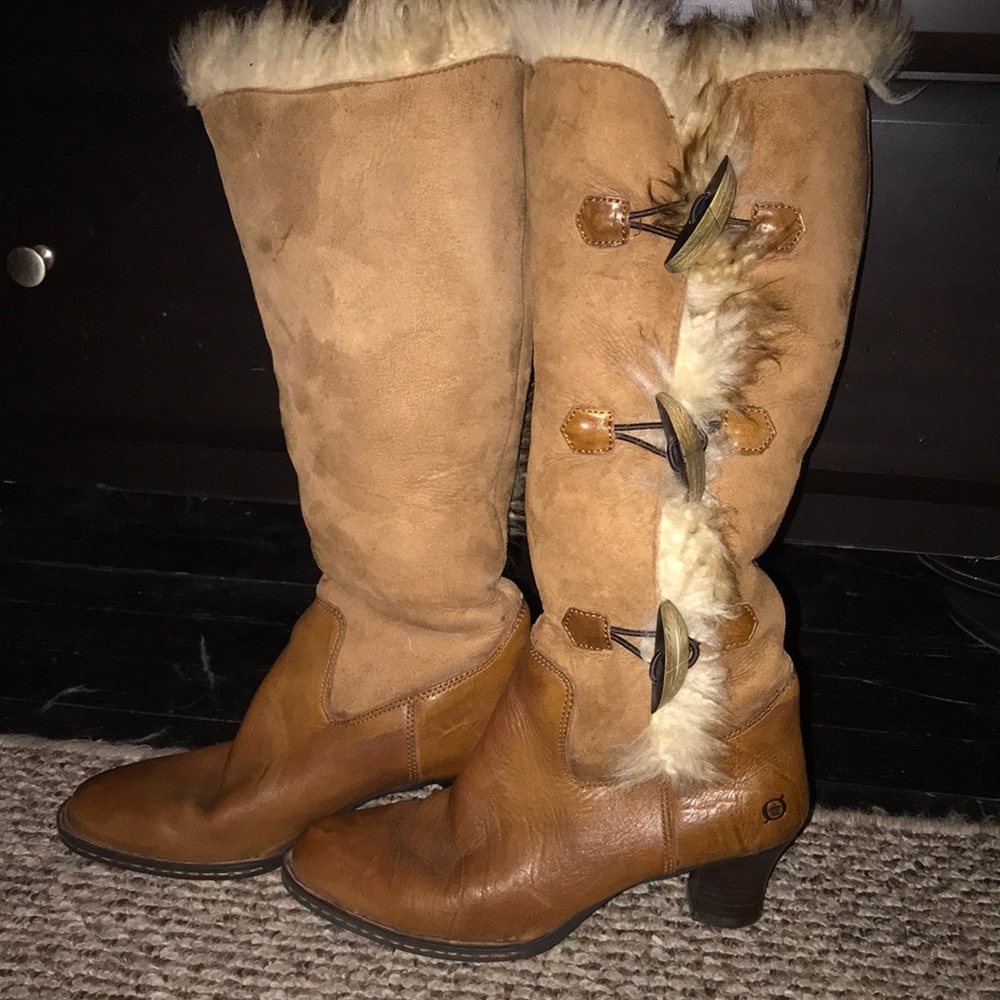 Born. Tall Leather upper &Shearling Linings